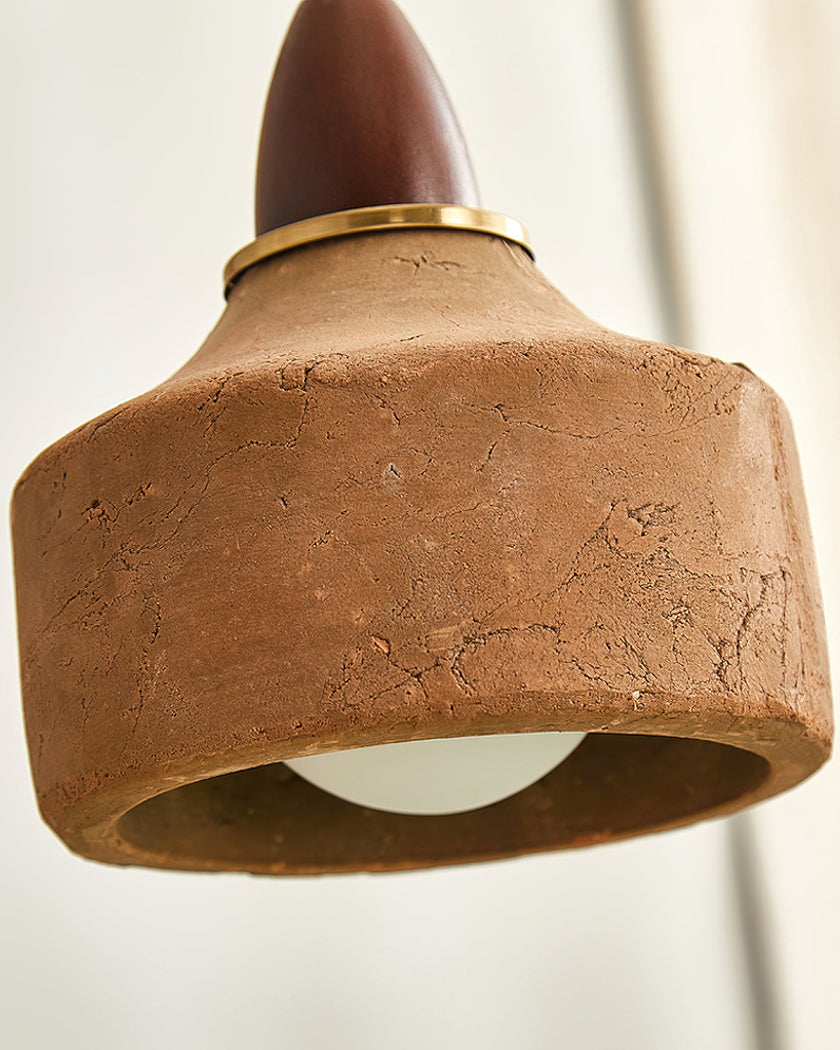 Calvrane Walnut Wood Minimalist Pendant Light