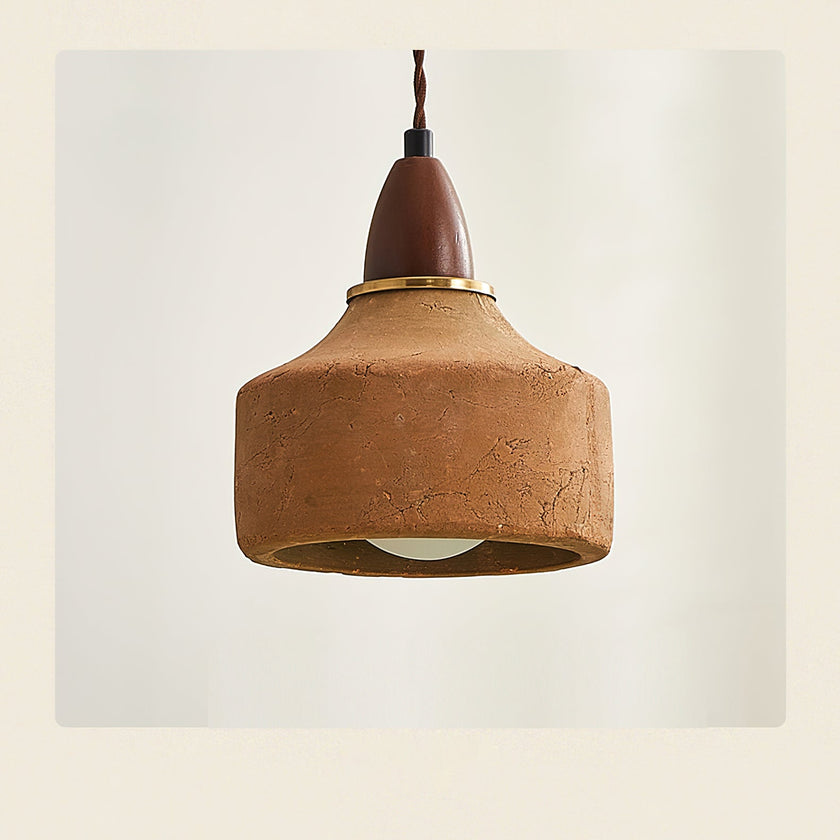 Calvrane Walnut Wood Minimalist Pendant Light