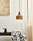 Calvrane Walnut Wood Minimalist Pendant Light