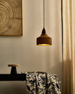 Calvrane Walnut Wood Minimalist Pendant Light