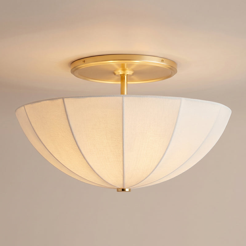 Calvrane Fabric Semi-Flush Mount