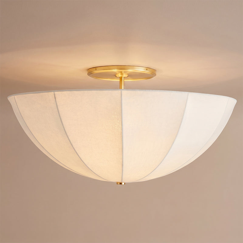 Calvrane Fabric Semi-Flush Mount