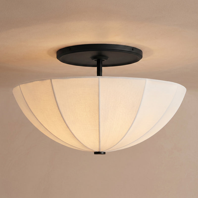 Calvrane Fabric Semi-Flush Mount