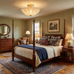 Calvrane Fabric Semi-Flush Mount