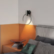 Calvrane Brass Round Wall Sconce