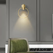 Calvrane Brass Round Wall Sconce