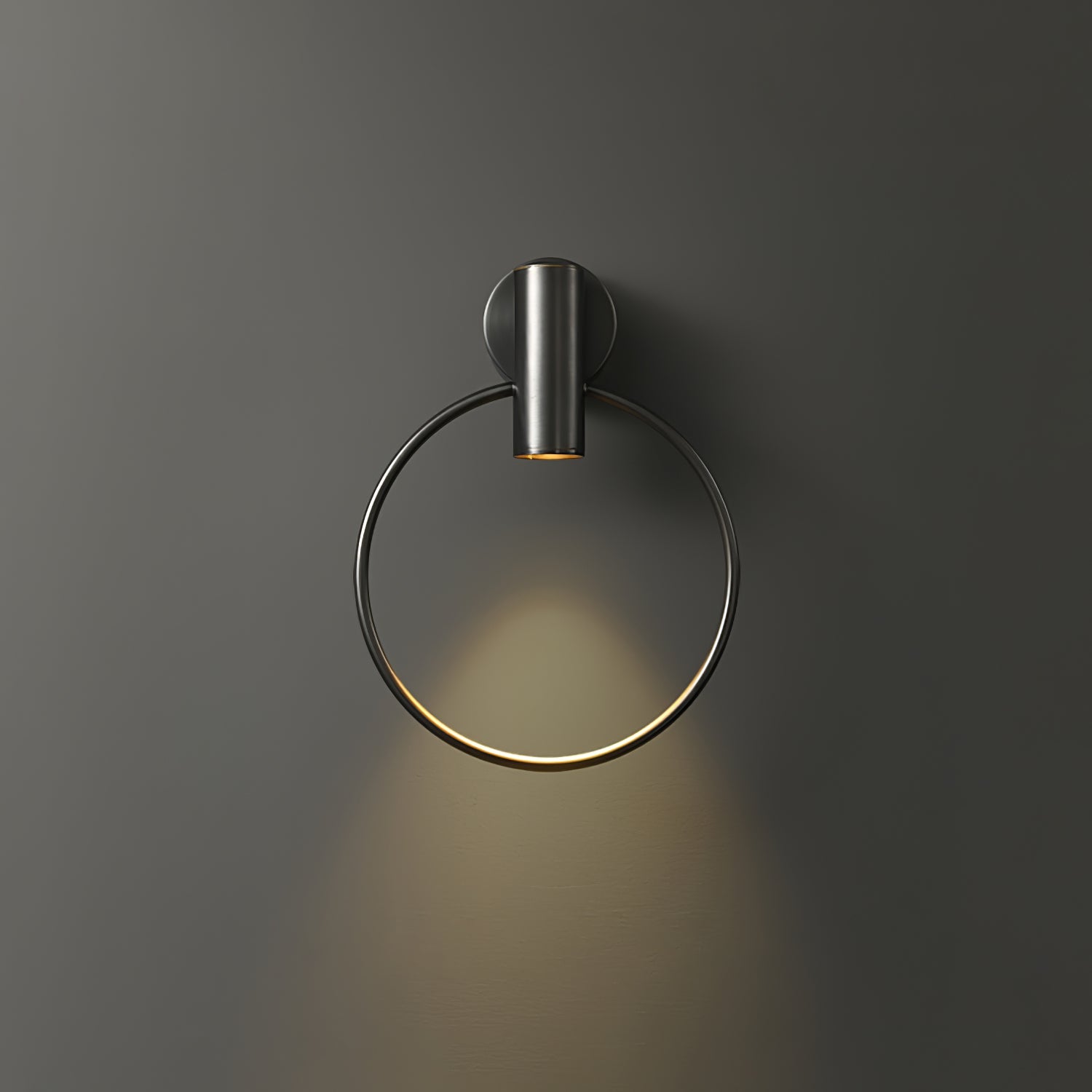 Calvrane Brass Round Wall Sconce