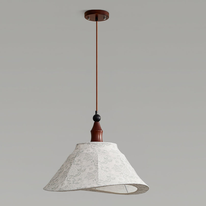 Calvrane Fabric Lantern Pendant Light