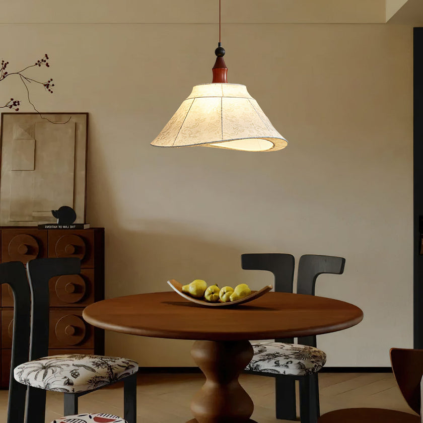 Calvrane Fabric Lantern Pendant Light