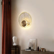 Calvrane Brass Crystal Wall Sconce