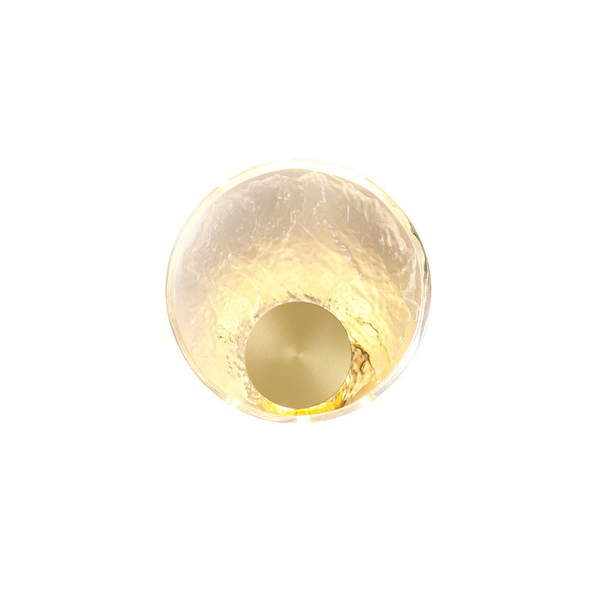 Calvrane Brass Crystal Wall Sconce