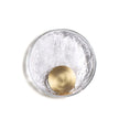 Calvrane Brass Crystal Wall Sconce