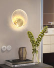 Calvrane Brass Crystal Wall Sconce