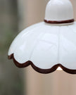 Calvrane Metal Scalloped Pendant Light