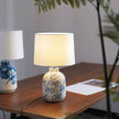 Blue & White Ceramic Ginger Jar Table Lamp