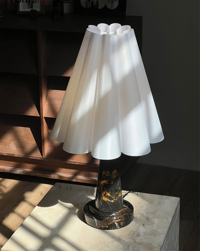Calvrane Marble Cone Table Lamp