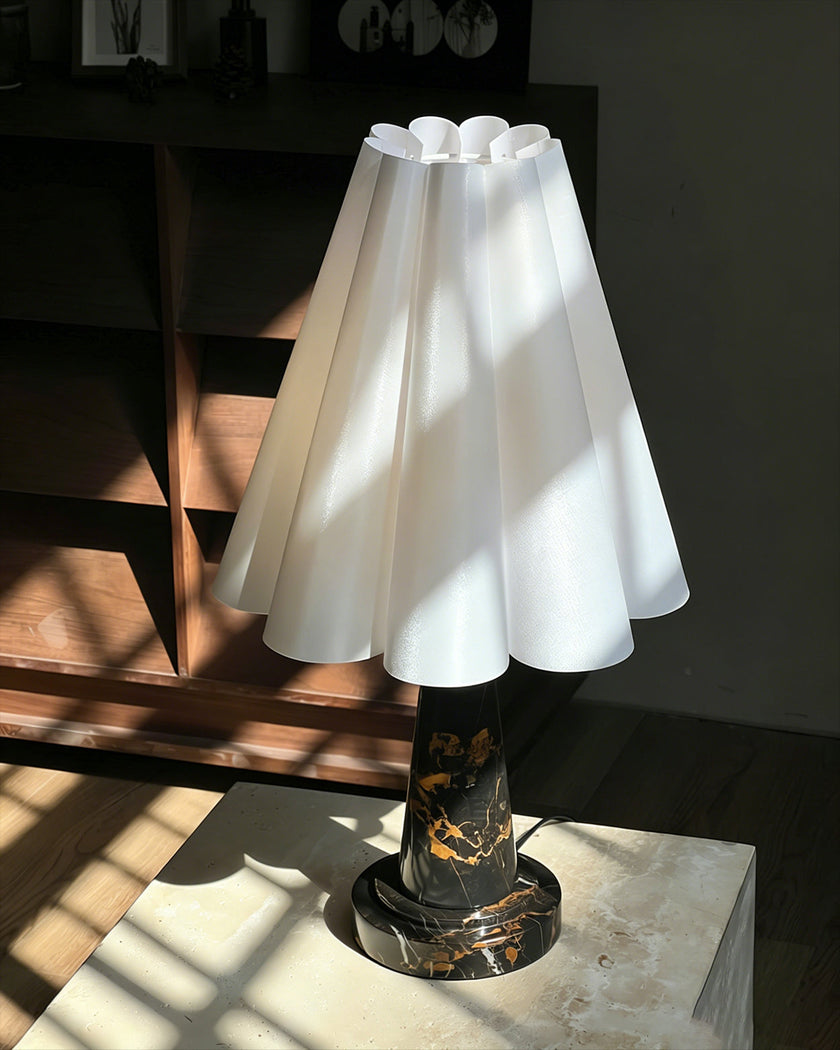 Calvrane Marble Cone Table Lamp