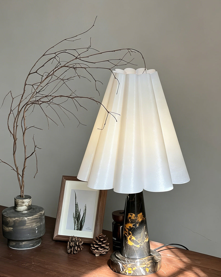 Calvrane Marble Cone Table Lamp