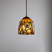 Calvrane Stained Glass Floral Pendant Light