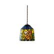 Calvrane Stained Glass Floral Pendant Light