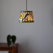 Calvrane Stained Glass Floral Pendant Light