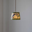 Calvrane Stained Glass Floral Pendant Light