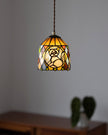 Calvrane Stained Glass Floral Pendant Light