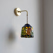 Calvrane Stained Glass Floral Wall Sconce