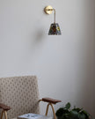 Calvrane Stained Glass Floral Wall Sconce