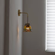 Calvrane Stained Glass Floral Wall Sconce