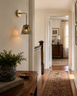 Calvrane Stained Glass Floral Wall Sconce