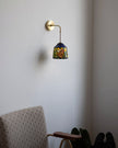Calvrane Stained Glass Floral Wall Sconce