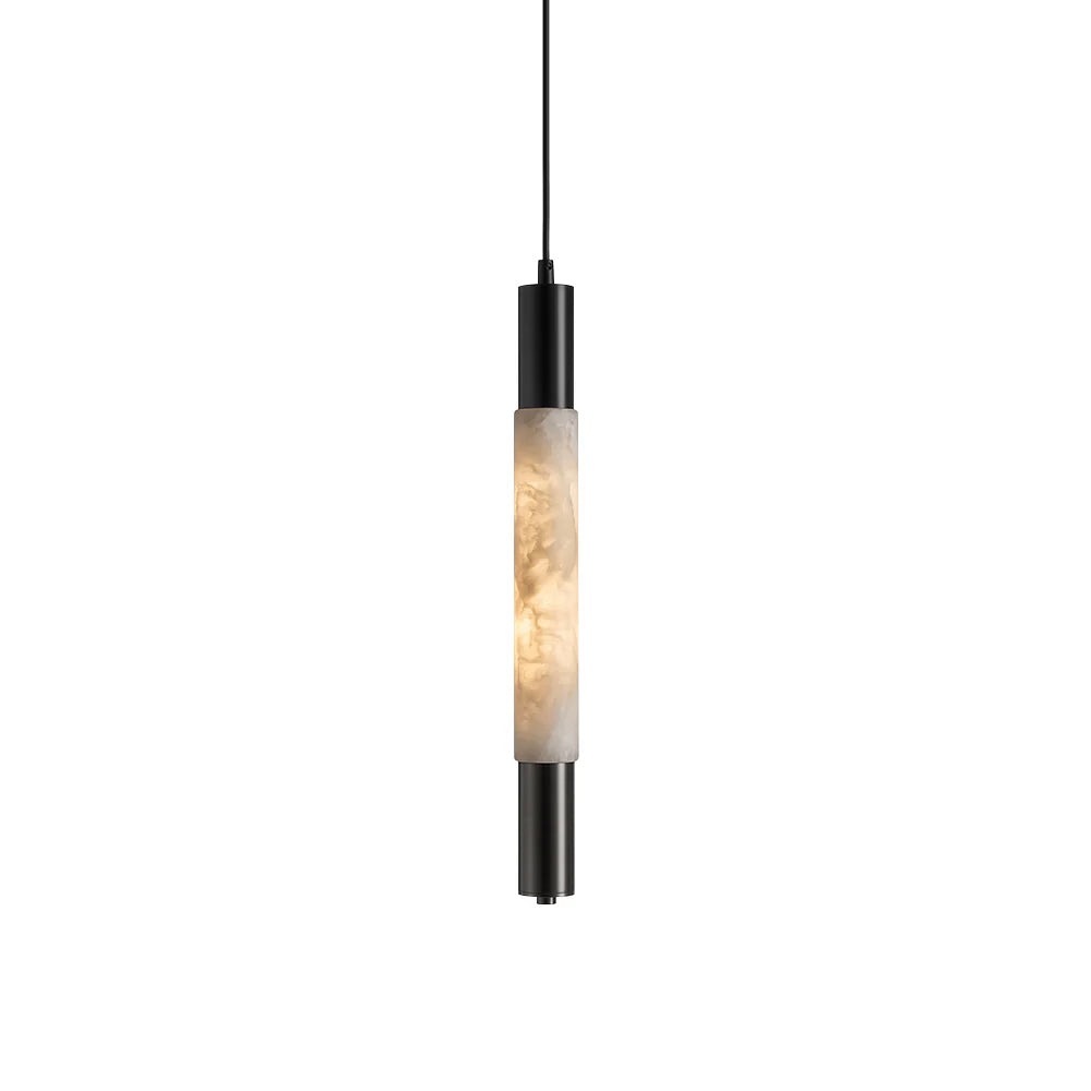 Calvrane Alabaster Tube Pendant Light