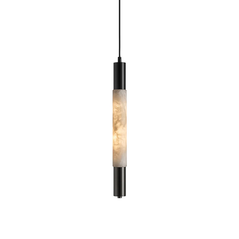 Calvrane Alabaster Tube Pendant Light