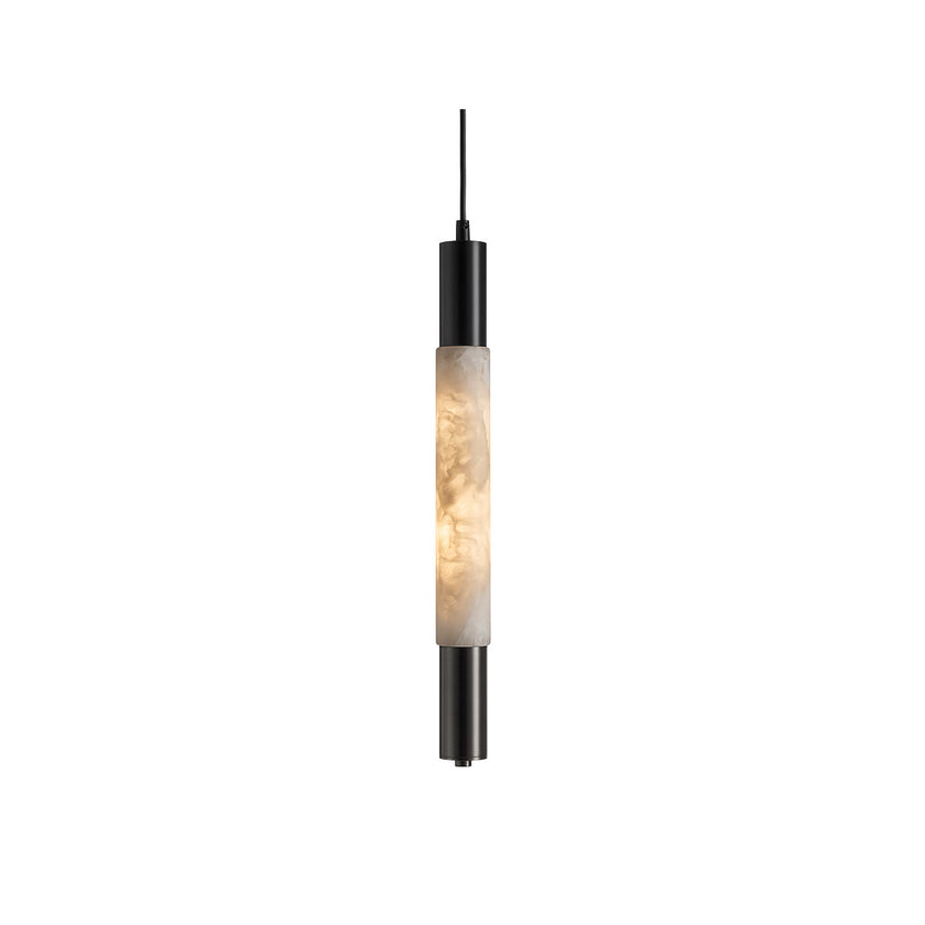 Calvrane Alabaster Tube Pendant Light