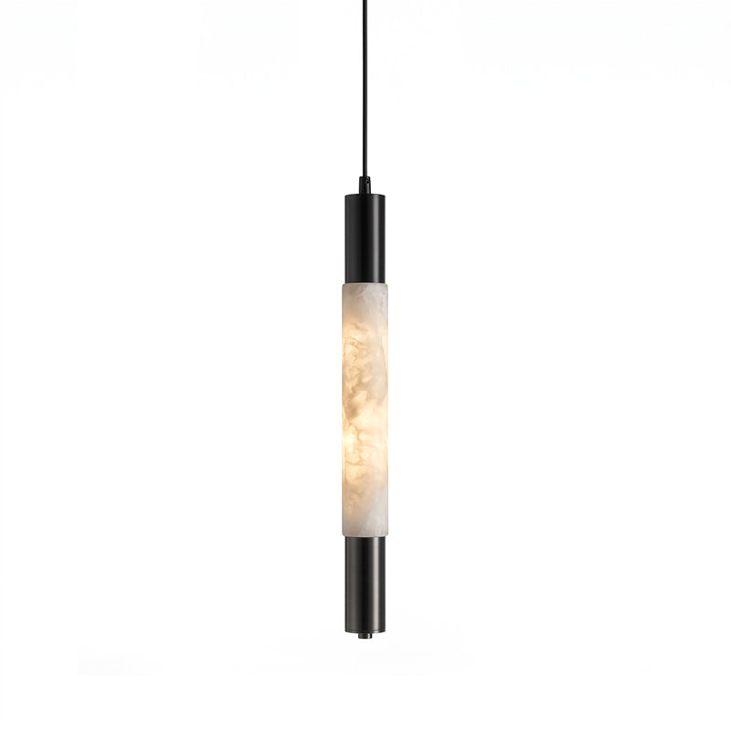 Calvrane Alabaster Tube Pendant Light