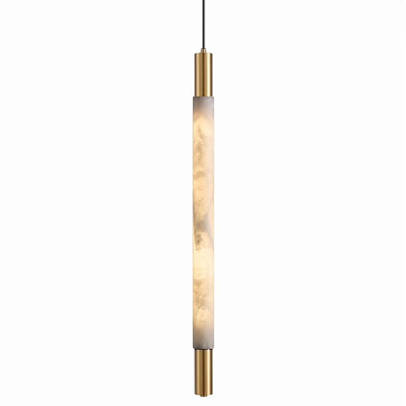 Calvrane Alabaster Tube Pendant Light