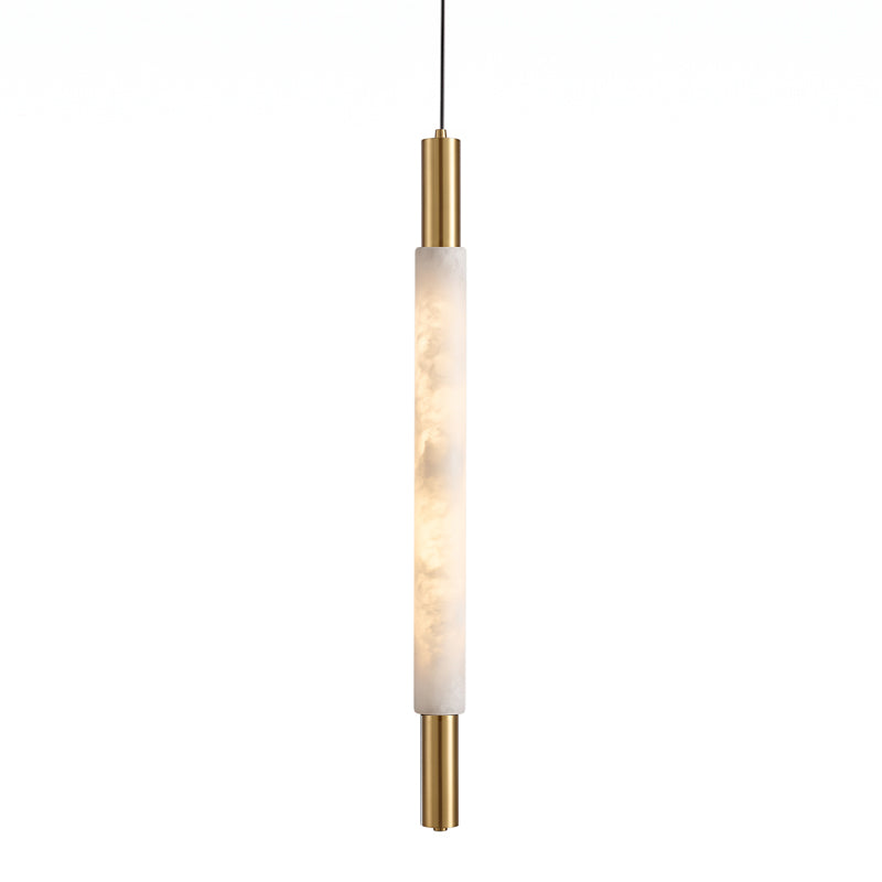 Calvrane Alabaster Tube Pendant Light