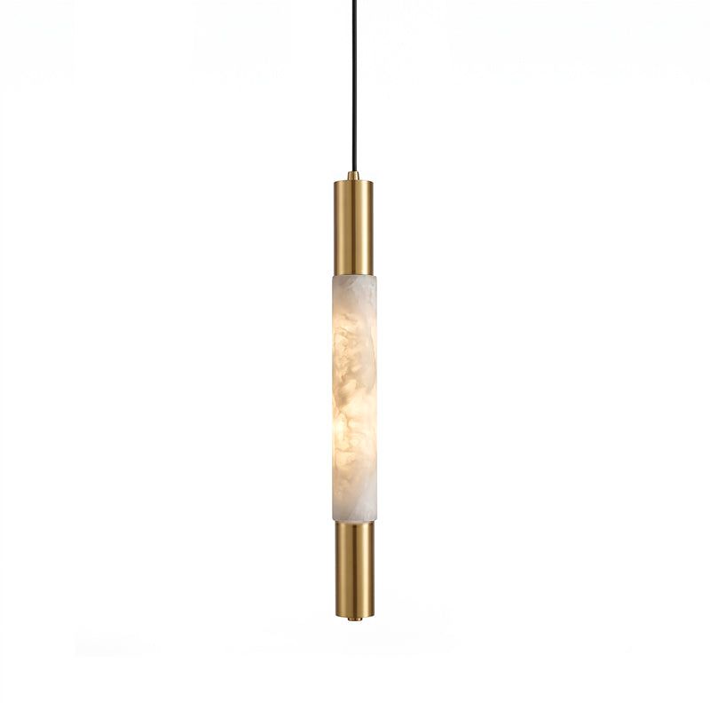 Calvrane Alabaster Tube Pendant Light