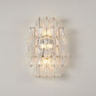 Calvrane Ribbed Glass Tiered Wall Sconce