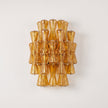 Calvrane Ribbed Glass Tiered Wall Sconce