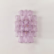 Calvrane Ribbed Glass Tiered Wall Sconce