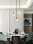 Crystal Glass Perfume Bottle Pendant Light
