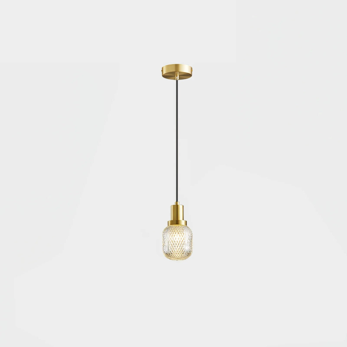 Crystal Glass Perfume Bottle Pendant Light