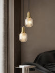 Crystal Glass Perfume Bottle Pendant Light