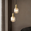 Crystal Glass Perfume Bottle Pendant Light
