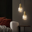 Crystal Glass Perfume Bottle Pendant Light