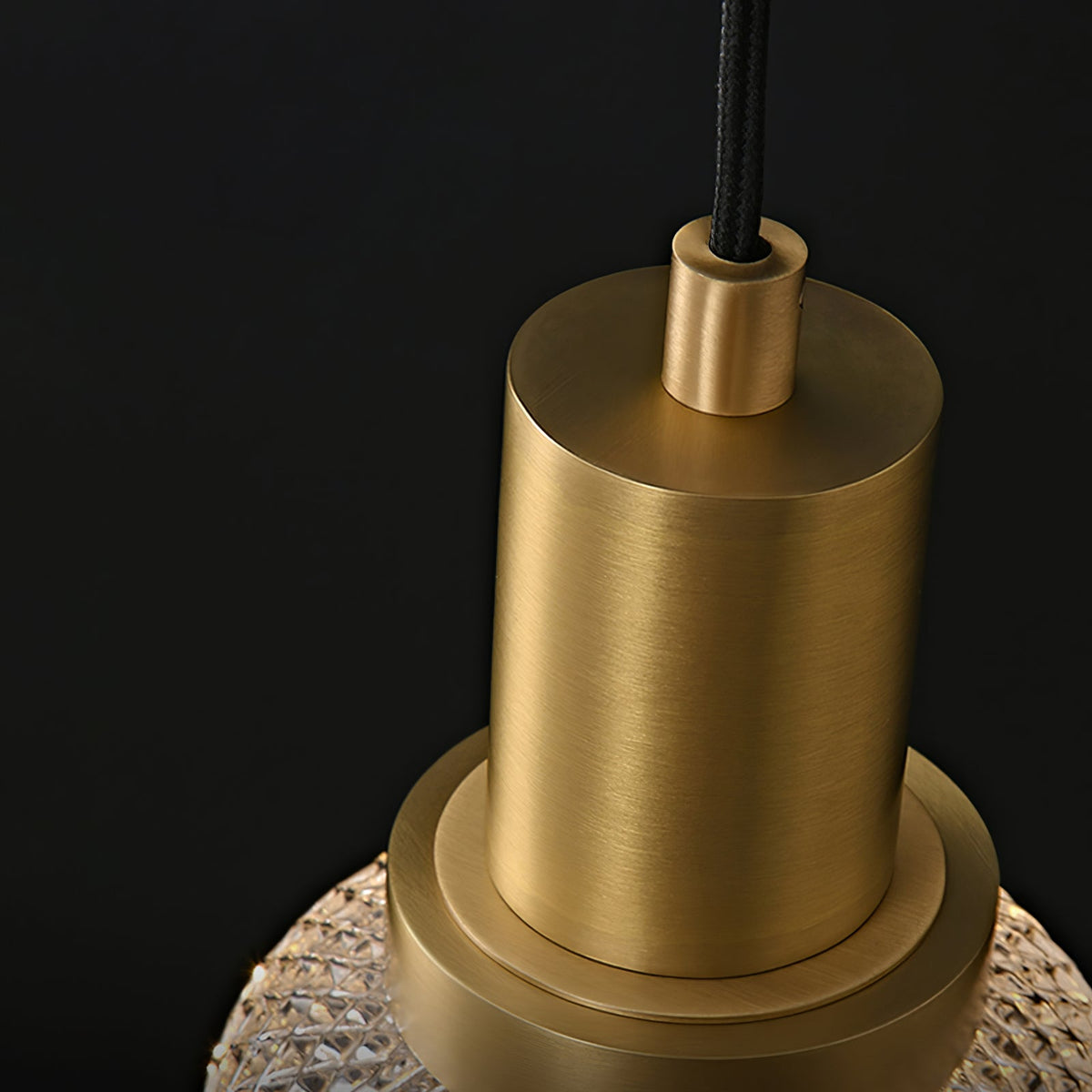 Crystal Glass Perfume Bottle Pendant Light