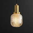 Crystal Glass Perfume Bottle Pendant Light