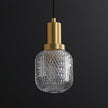 Crystal Glass Perfume Bottle Pendant Light